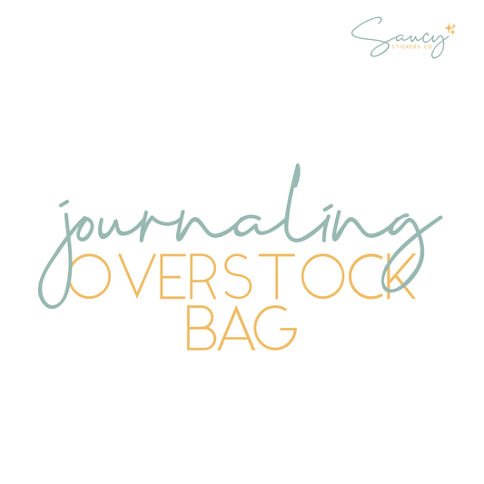 Journaling Overstock Bag
