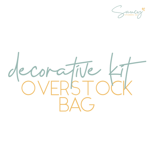 Decorative Kit Overstock Bag
