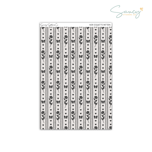 Noir Coquette • Pattern