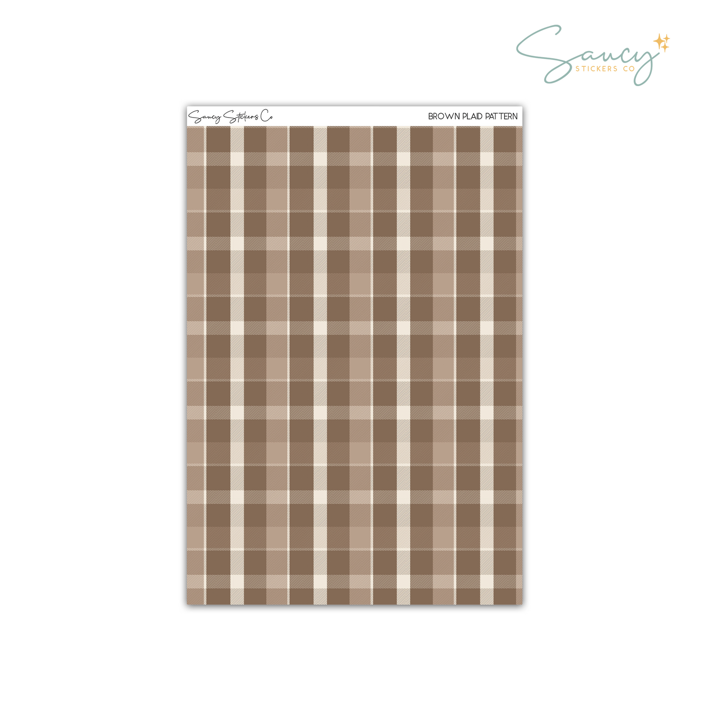 Brown Plaid • Pattern
