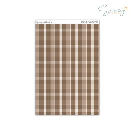 Brown Plaid • Pattern