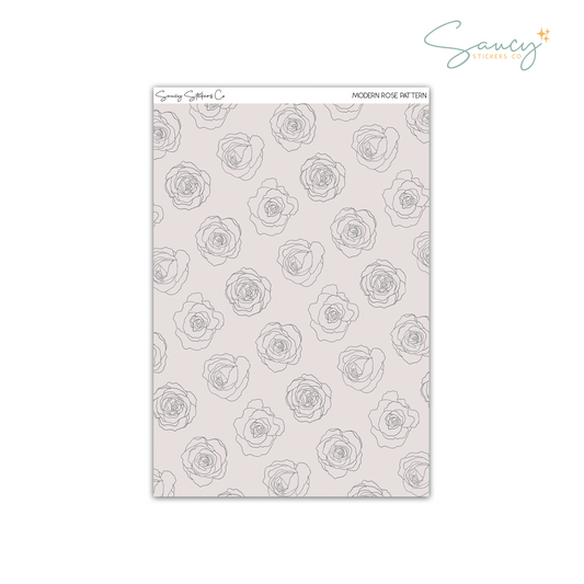Modern Rose • Pattern