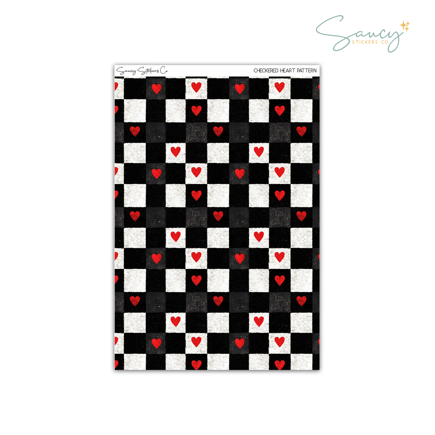 Checkered Heart • Pattern