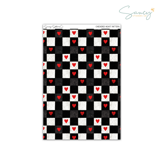 Checkered Heart • Pattern
