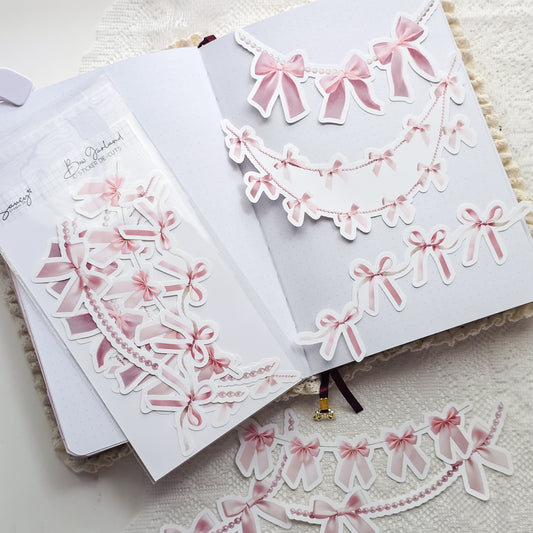 Bow Garland • Sticker Die Cuts