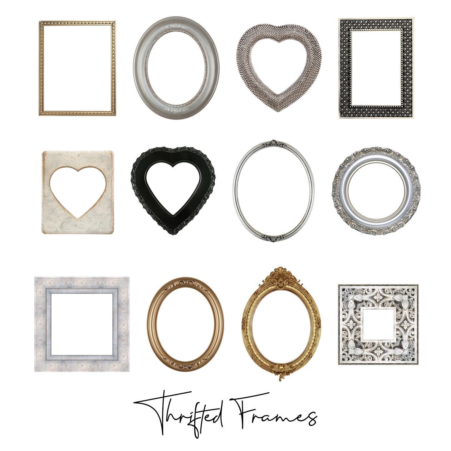 Thrifted Frames • Sticker Die Cuts