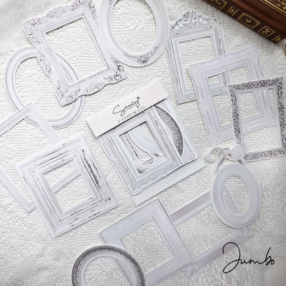 White Wood Frames • Sticker Die Cuts