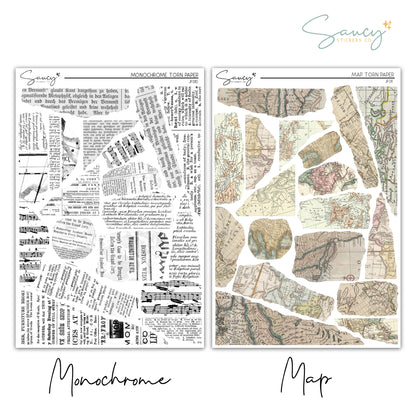 Torn Paper Collection | Journaling Stickers