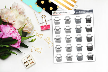 Typewriter Word Count Tracker